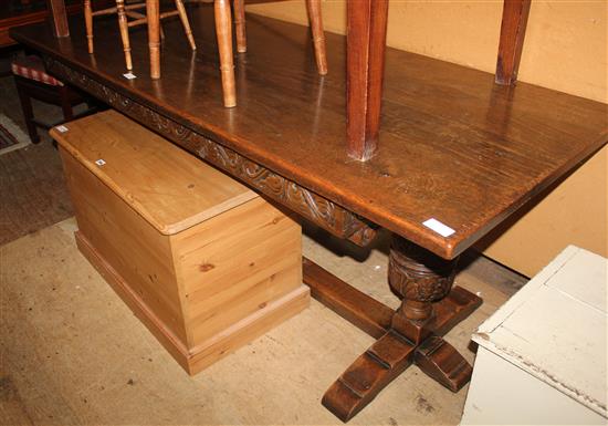 Oak refectory table